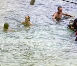 Javier Bardem et Julia Roberts en tournage à Bali le 26/10/09