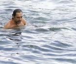 Javier Bardem et Julia Roberts en tournage à Bali le 26/10/09