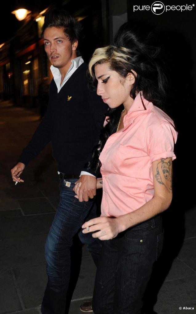 Amy Winehouse et son nouveau chéri du moment 