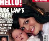 Samantha Burke et Sophia en couverture de Hello
