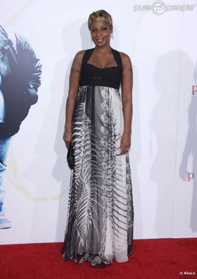 Mary J. Blige, à l'occasion de l'avant-première de  Precious , dans le cadre de l'AFI FEST 2009, au Graumann's Chinese Theatre de Los Angeles, le 1er novembre 2009.