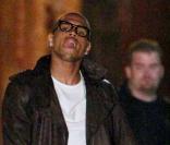 Chris Brown sur le tournage de son nouveau clip en octobre 2009 à Los Angeles.
