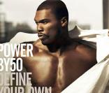50 Cent sur l'affiche de son nouveau parfum Power