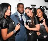 50 Cent présente son nouveau parfum Power, au club Liv à Miami