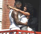 50 Cent et Kelly Rowland en plein tournage du clip Baby by me