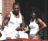 50 Cent et Kelly Rowland en plein tournage du clip Baby by me