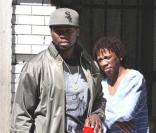 50 Cent et Kelly Rowland en plein tournage du clip Baby by me