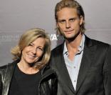 Soirée en l'honneur de la renaissance de la revue L'Architecture d'Aujourd'hui, le 5 novembre 2009 au Grand Palais : Claire Chazal et Arnaud Lemaire 