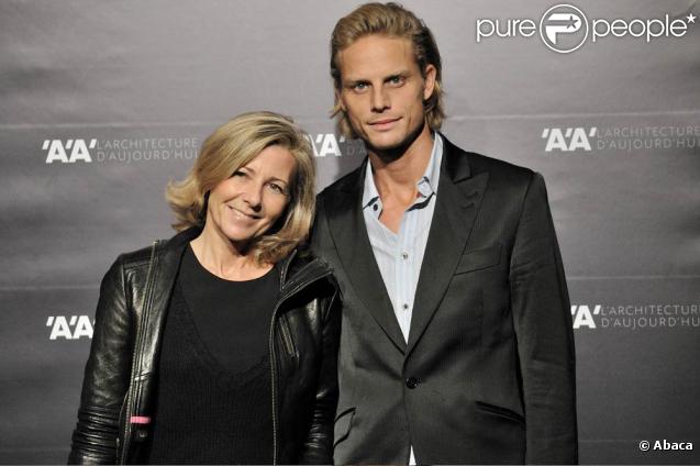Soirée en l'honneur de la renaissance de la revue L'Architecture d'Aujourd'hui, le 5 novembre 2009 au Grand Palais : Claire Chazal et Arnaud Lemaire 