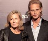 Claire Chazal et son compagnon Arnaud Lemaire ont célébré la réédition de la revue L'Architecture d'Aujourd'hui, le 5 novembre 2009 au Grand Palais
