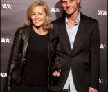 Claire Chazal et son compagnon Arnaud Lemaire ont célébré la réédition de la revue L'Architecture d'Aujourd'hui, le 5 novembre 2009 au Grand Palais