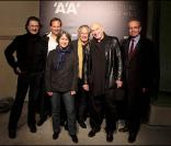 Soirée pour la réédition de la revue L'Architecture d'Aujourd'hui, le 5 novembre 2009 au Grand Palais : Renaud Donnedieu de Vabres (dte) était présent, aux côtés de Jean Nouvel et François Fontes 