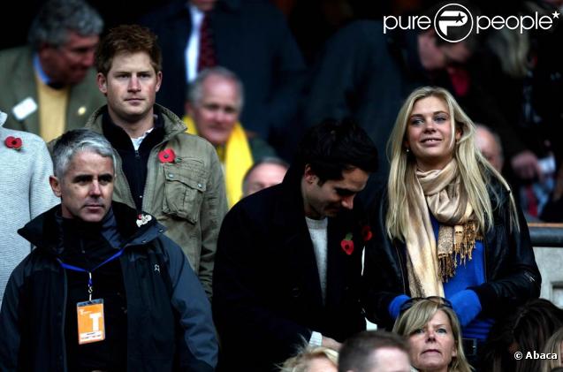 Le prince Harry et Chelsy Davy, c'est reparti ! Ils ont assisté ensemble à un match de rugby le 7 novembre 2009...