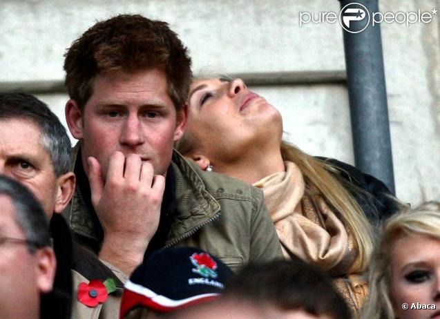 Le prince Harry et Chelsy Davy, c'est reparti ! Ils ont assisté ensemble à un match de rugby le 7 novembre 2009...