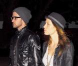 Justin Timberlake et Jessica Biel arrivent au concert de Jay-Z à Los Angeles le 8 novembre 2009
