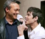 Grégory Lemarchal et son père Pierre 