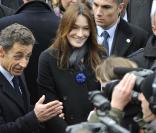 Nicolas Sarkozy et Carla Bruni - 11 novembre 2009 à l'Arc de Triomphe (Paris)
