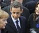 Angela Merkel, Nicolas et Carla Sarkozy - 11 novembre 2009 à l'Arc de Triomphe (Paris)