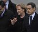 François Fillon, Angela Merkel et Nicolas Sarkozy - 11 novembre 2009 à l'Arc de Triomphe (Paris)