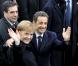 François Fillon, Angela Merkel et Nicolas Sarkozy - 11 novembre 2009 à l'Arc de Triomphe (Paris)