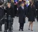 François Fillon, Angela Merkel, Nicolas Sarkozy et Carla Bruni - 11 novembre 2009 à l'Arc de Triomphe (Paris)