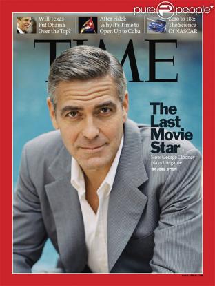 George Clooney en couverture du Time
