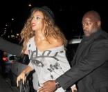 Beyoncé à la soirée de lancement de <i>Rated-R, </i>au Mahiki à Londres, le 16 novembre 2009