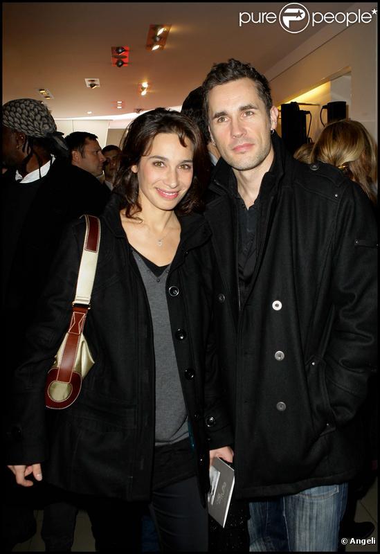 Marie Fugain et son époux Richard au Gala de la Truffe, à la maison Lancel. 16/11/09