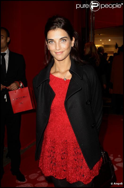 Pauline Delpech au Gala de la Truffe, à la maison Lancel. 16/11/09
