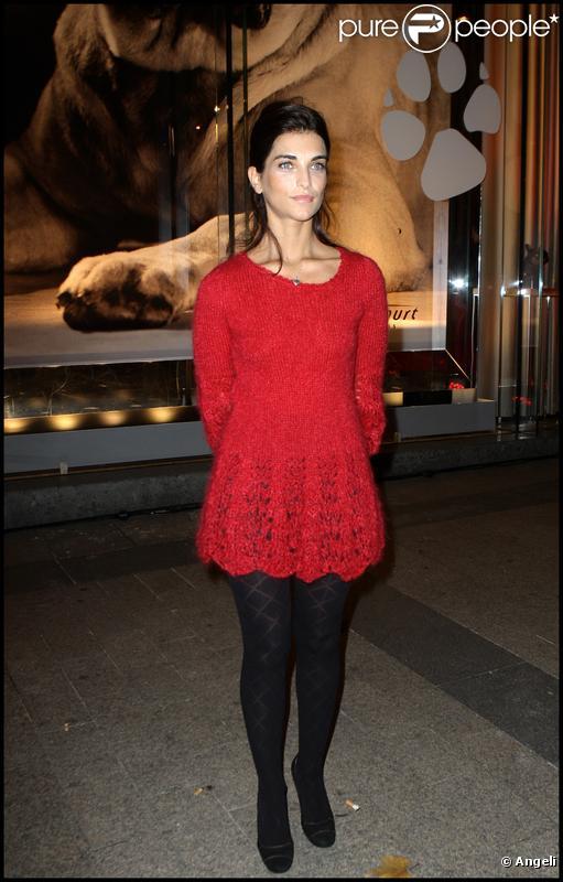 Pauline Delpech au Gala de la Truffe, à la maison Lancel. 16/11/09