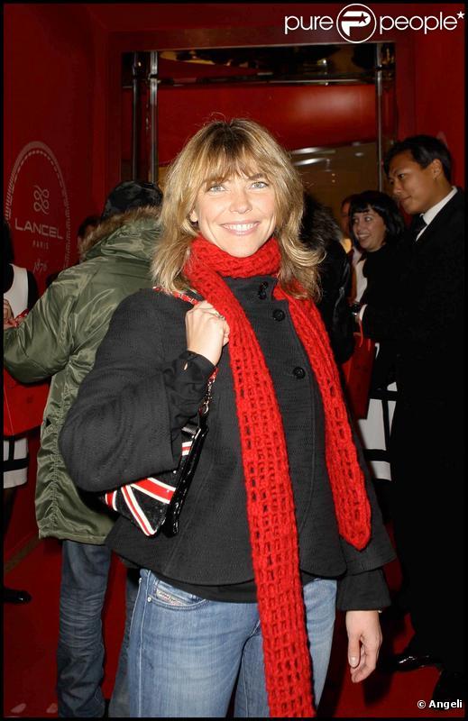 Nathalie Vincent au Gala de la Truffe, à la maison Lancel. 16/11/09