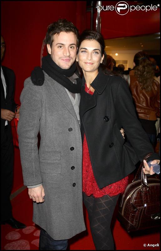 Pauline Delpech et son ami au Gala de la Truffe, à la maison Lancel. 16/11/09