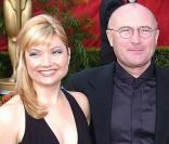 Joely Collins, Phil Collins, son ex-femme Orianne et sa fille Hilary. 