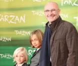 Phil Collins et ses deux derniers enfants Nicolas et Matthew