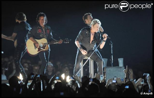 Johnny Hallyday sur scène ! 