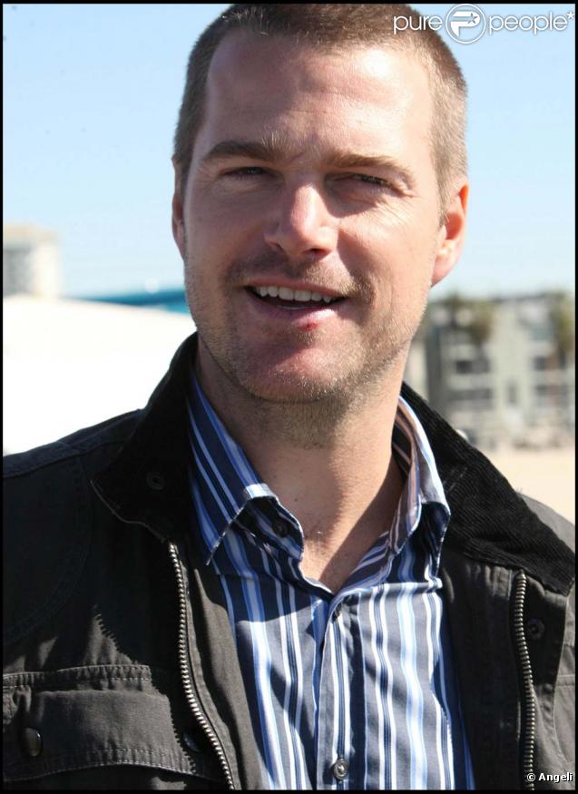 Chris O'Donnell sur le tournage de  NCIS : Los Angeles , le 17 novembre 2009.