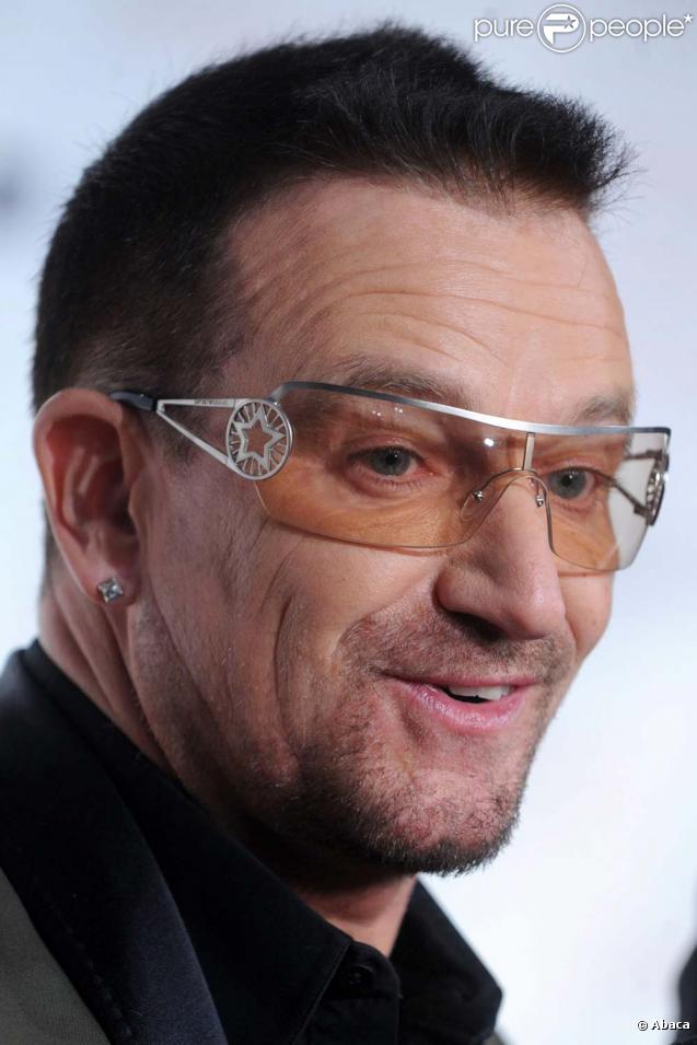 Bono au dîner Riple of Hopes Awards, à New York le 18 novembre 2009