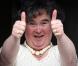 Susan Boyle chez elle en Ecosse en avril 2009. Elle sera ce soir sur le plateau de Michel Denisot.