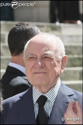 Pierre Bergé à l'Elysée en juin 2009