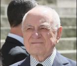 Pierre Bergé à l'Elysée en juin 2009