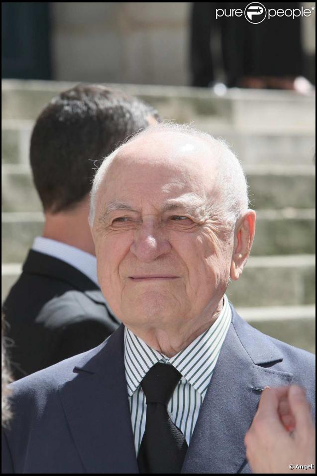 Pierre Bergé à l'Elysée en juin 2009