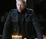Boris Becker fête ses 42 ans avec sa femme et ses copains tennismen, le 21/11/09, à Prague.