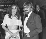 Carole Laure et Gilles Carle (D) présente  La mort du bûcheron  au festival de Cannes, en 1973.