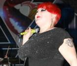 Beth Ditto et The Gossip en concert à Londres, le 28 novembre 2009.
