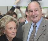 Jacques Chirac et son épouse Bernadette 