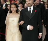 Viggo Mortensen et sa nièce à la cérémonie des Oscars 2008