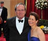Tommy Lee Jones et sa femme Dawn à la cérémonie des Oscars 2008