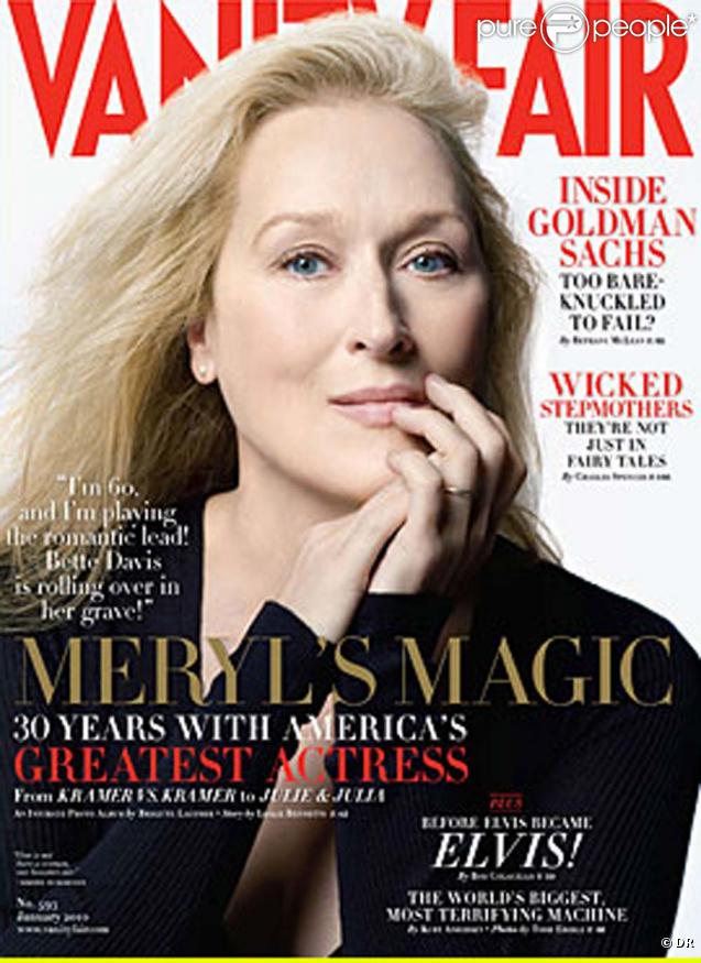 Meryl Streep pour  Vanity Fair , janvier 2010.
