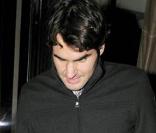 Roger Federer et sa femme Mirka, lors des Masters à Londres...