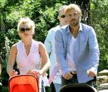 Britney Spears en compagnie de Jason Trawick et des ses enfants Sean et Jayden en Australie en novembre 2009 